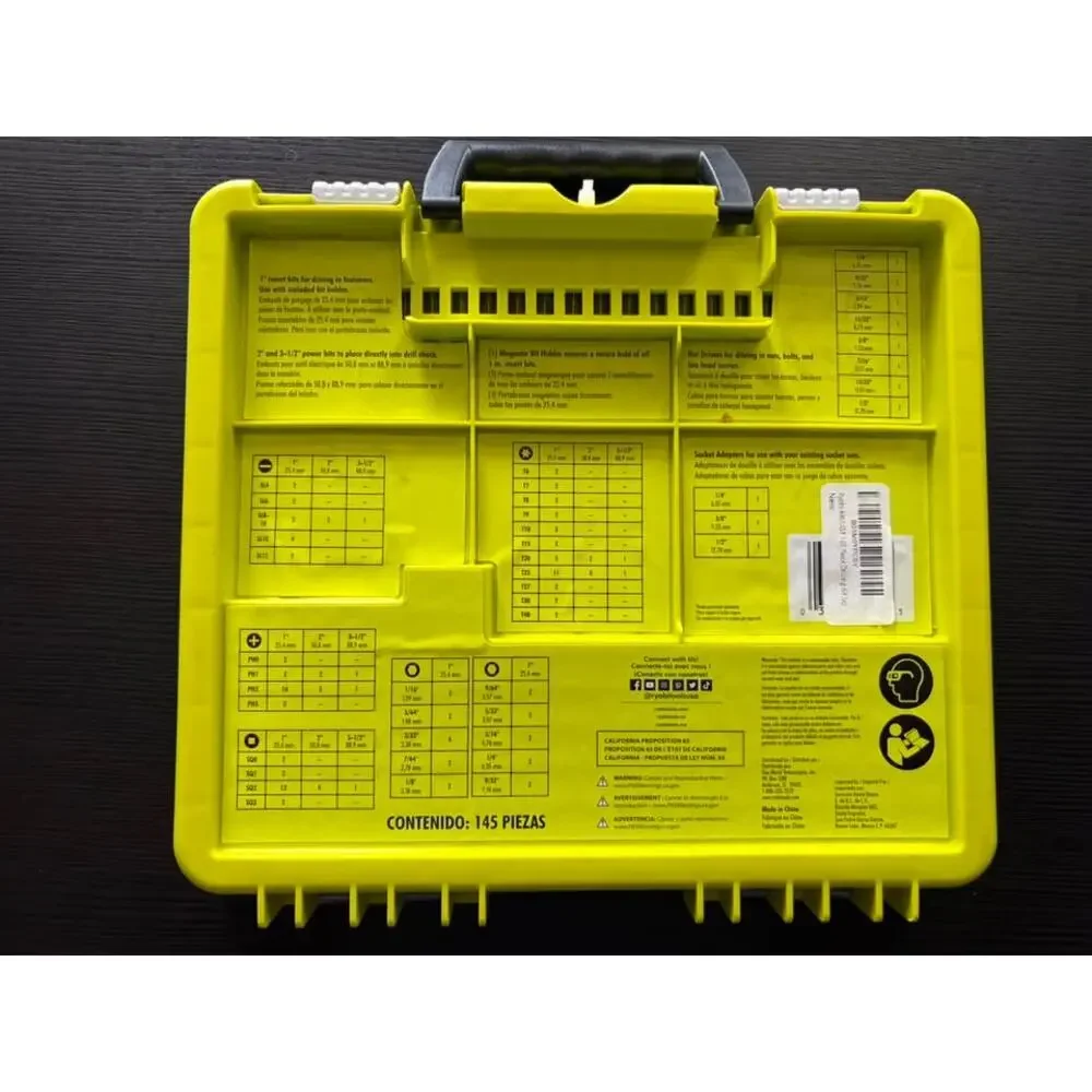 Ryobi (A961453) 145 Pcs Driving Kit (Sealed)